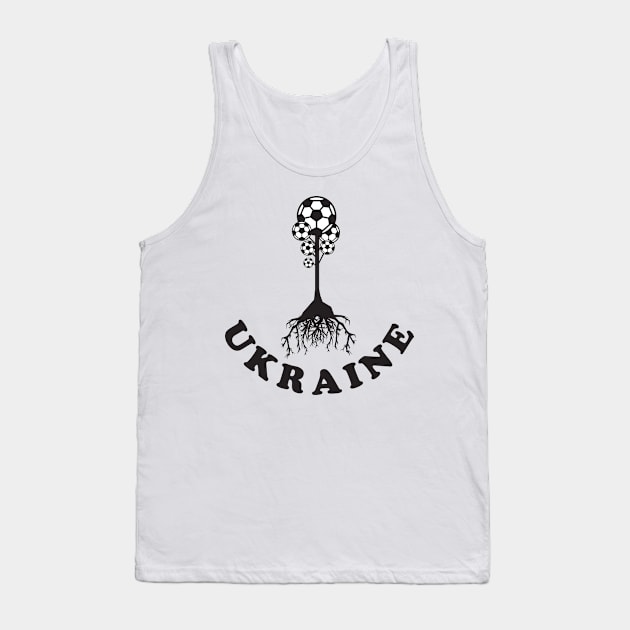 Ukraine Soccer Tree Tank Top by Rayrock76